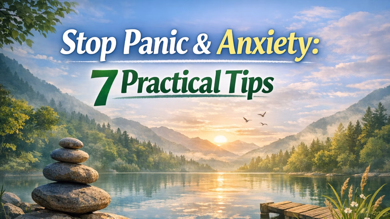001-Resources stres and anxiety1280x720 px stop panic and ansiety-7 practical tips resource tipsheet