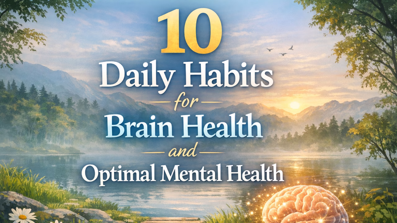 10 Daily Habits for Brain Health and Optimal Mental Health (Science‑Backed Guide) daily habits for brain health brain healthy habits optimal brain health mental health