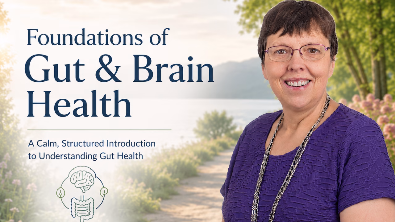 Dr. Christine Sauer - foundations of gut and brain health course