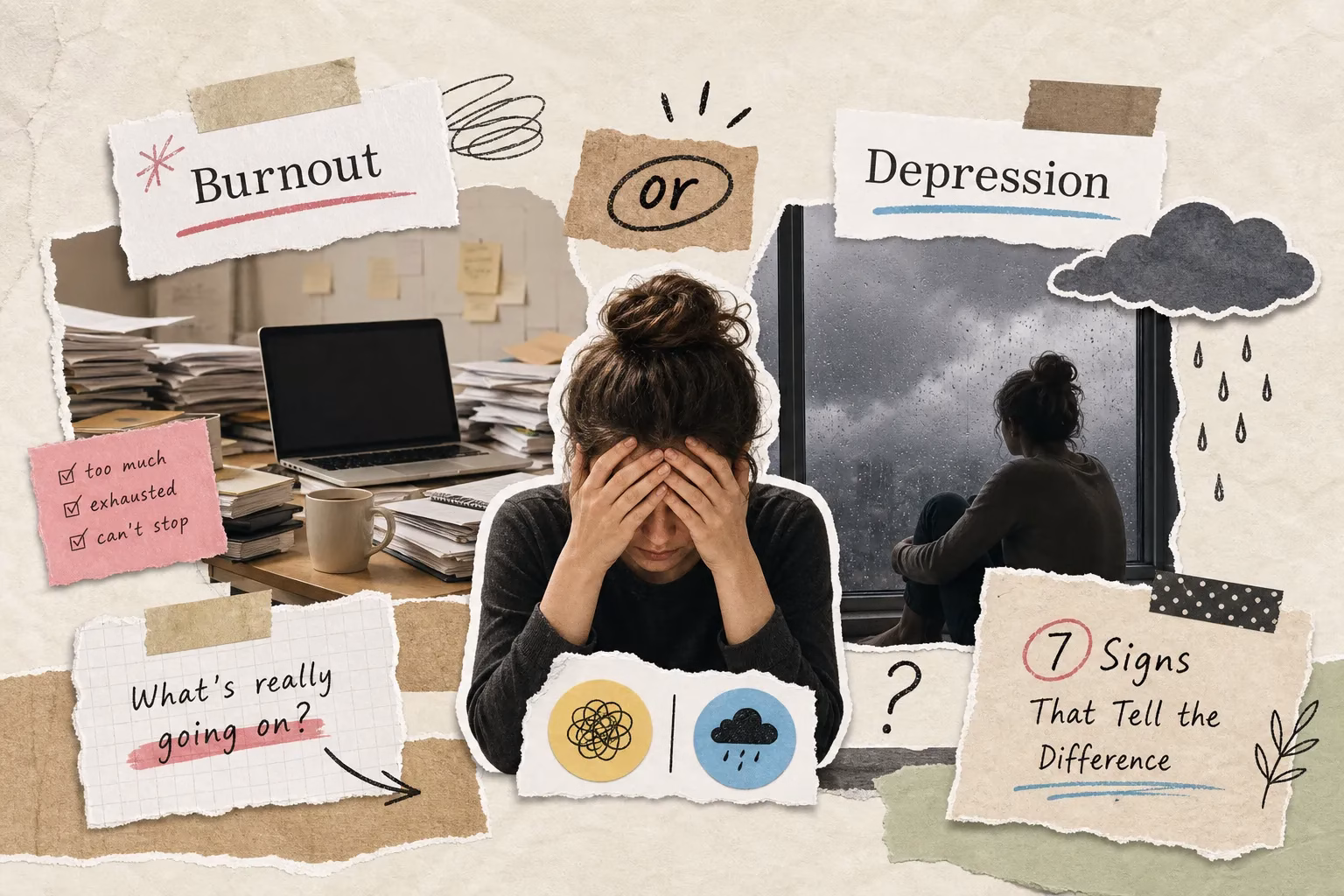 burnout-or-depression-7-signs-that-tell-the-difference Burnout or Depression? 7 Signs That Tell the Difference