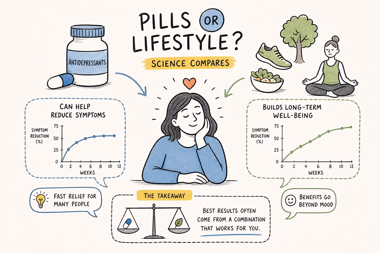 pills vs lifestyle antidepressants vs lifestyle changes for depression antidepressants vs lifestyle changes for depression