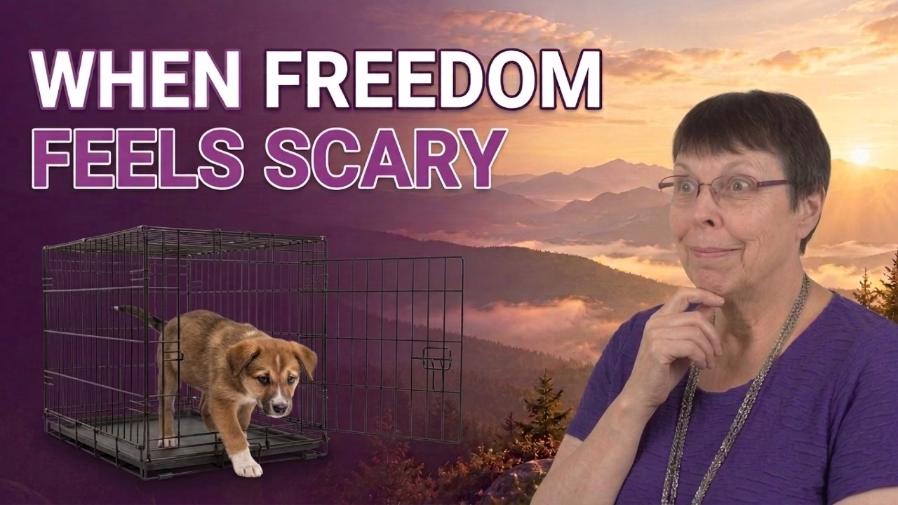change can feel scary dr christine sauer watches as a puppy hesitates to exit an open cage door